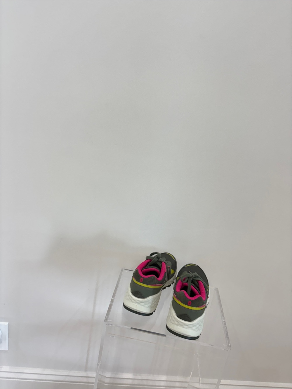 New Balance 574 FIGS Collab in Olive Green, Hot Pink & Yellow Women's Sneakers - Picture 5 of 14